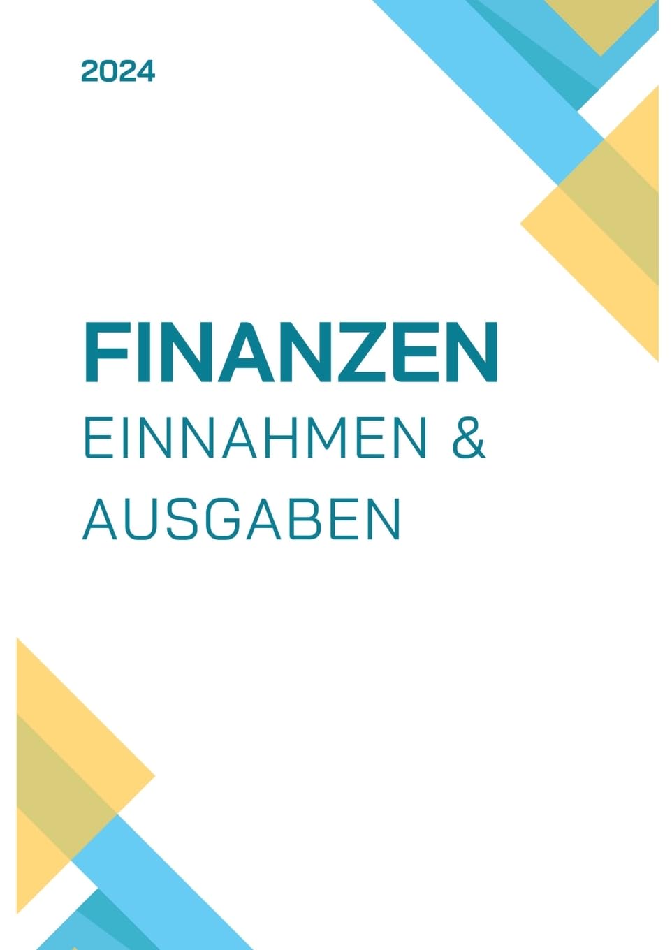Finanzen. Einnahmen und Ausgaben. Tabellen: DE