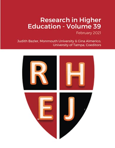 Research in Higher Education - Volume 39: February 2021