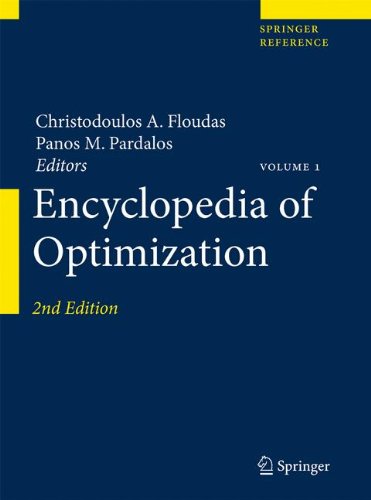 Floudas, Christodoulos A. Encyclopedia Of Optimization (Springer Reference)