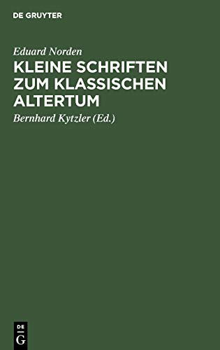 Kleine Schriften zum klassischen Altertum