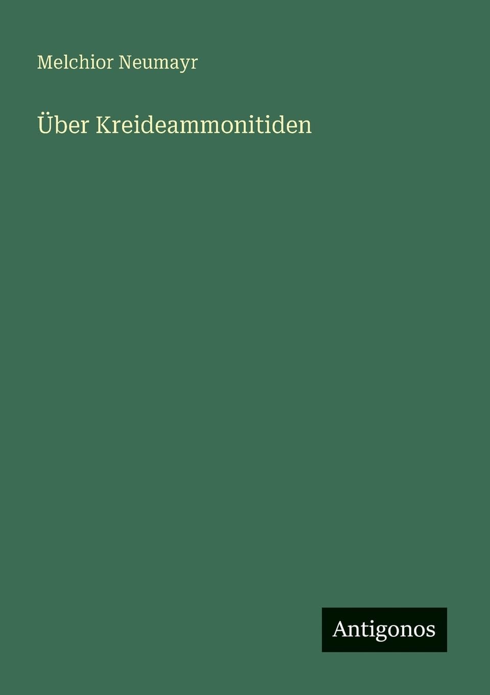 Über Kreideammonitiden