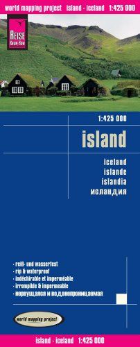 Reise Know-How Landkarte Island (1:425 000): Exakte Höhenlinien. Höhenschichten-Relief. GPS-tauglich durch Gradnetz. Klassifiziertes Straßennetz. Ausführlicher Ortsindex