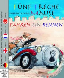 Fünf freche Mäuse fahren ein Rennen (Buch mit DVD)