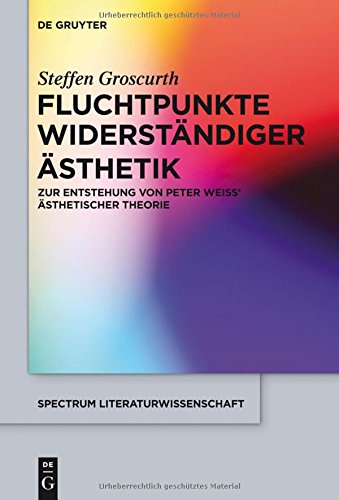 Fluchtpunkte widerständiger Ästhetik: Zur Entstehung von Peter Weiss' ästhetischer Theorie (spectrum Literaturwissenschaft / spectrum Literature, Band 41)