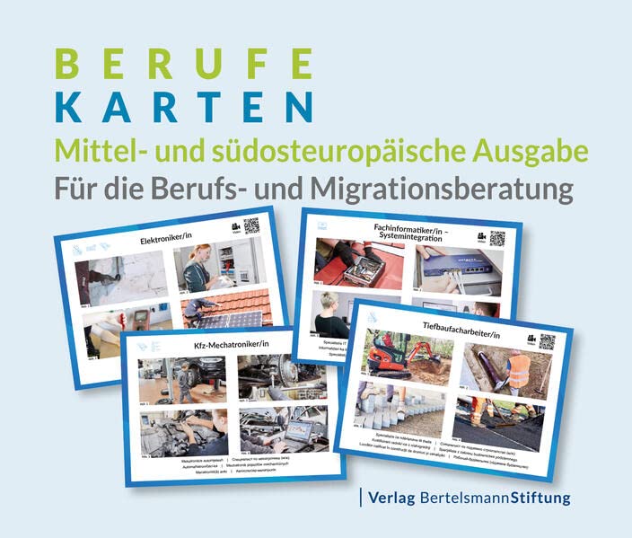 Berufekarten: Mittel- und südosteuropäische Ausgabe: Für die Berufs- und Migrationsberatung