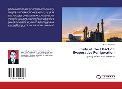 Study of the Effect on Evaporative Refrigeration: by using Various Porous Material