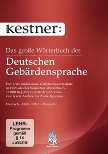 Das große Wörterbuch der Deutschen Gebärdensprache (PC+MAC)