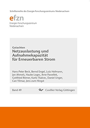 Netzauslastung und Aufnahmekapazität für Erneuerbaren Strom (Schriftenreihe des Energie-Forschungszentrums Niedersachsen (EFZN))