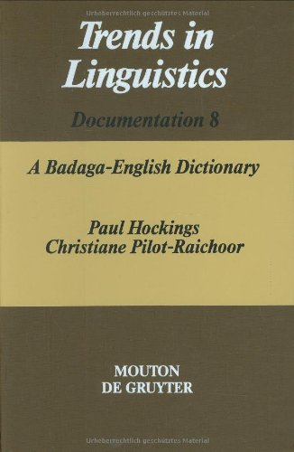 A Badaga-English Dictionary (Trends in Linguistics Documentation)
