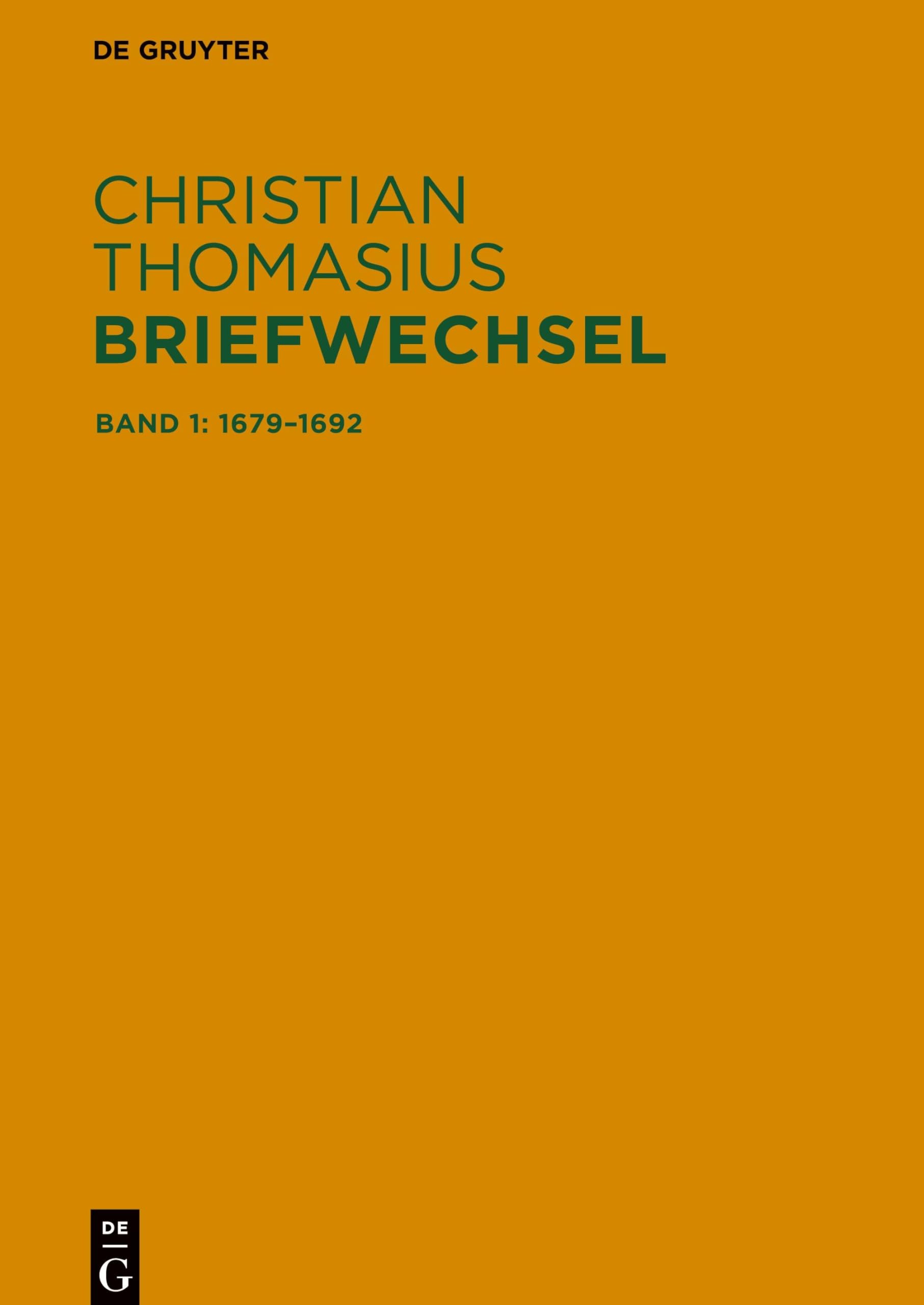 Briefe 1679–1692 (Briefwechsel)