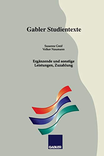 Ergänzende und sonstige Leistungen, Zuzahlung (Gabler-Studientexte)