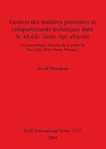 Gestion des matières premières et comportements techniques dans le Middle Stone Age africain: Les assemblages lithiques de la grotte du Porc-Épic ... Reports British Series, Band 1317)