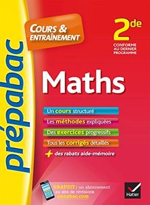 Maths 2de : cours & entraînement : nouveau programme