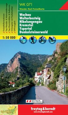 Freytag Berndt Wanderkarten, WK 071, Wachau - Welterbesteig - Nibelungengau - Kremstal - Yspertal - Dunkelsteinerwald - Maßstab 1:50 000