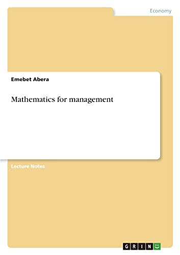 Mathematics for management