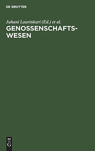 Genossenschaftswesen: Hand- und Lehrbuch