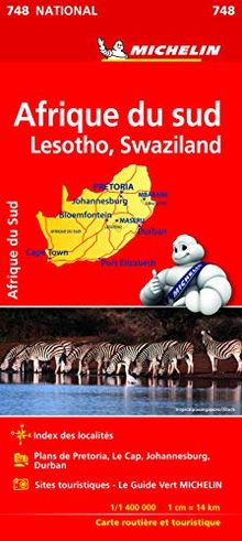 South Africa National Map 748 (Michelin National Maps)