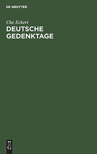 Deutsche Gedenktage
