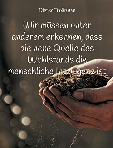 Wir müssen unter anderem erkennen, dass die neue Quelle des Wohlstands die menschliche Intelligenz ist: Ein wirtschaftlicher Aufholprozess ist ... um ein verlorenes Jahrzehnt abzuwenden