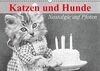 Katzen und Hunde - Nostalgie auf Pfoten (Wandkalender immerwährend DIN A3 quer)