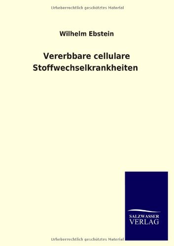 Vererbbare cellulare Stoffwechselkrankheiten