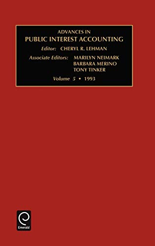 Adv Pub Int Acc V5 (Advances in Public Interest Accounting, Band 5)