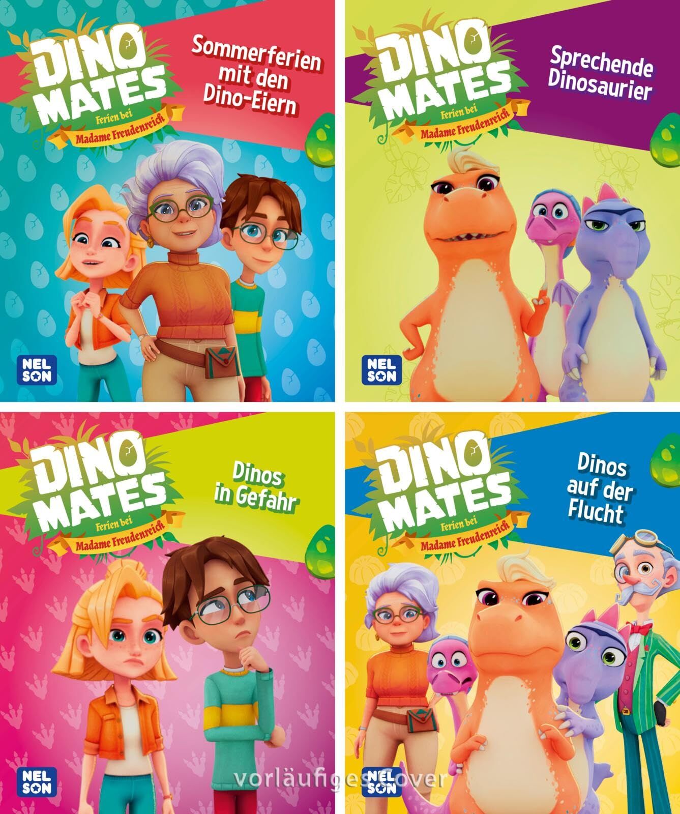 Nelson Mini-Bücher: 4er Dino Mates 1-4