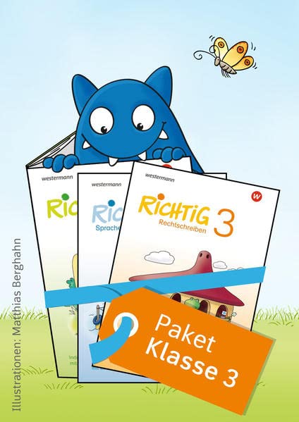 RICHTIG Lesen / Die RiCHTiG Reihe: Ausgabe 2018 / Paket Klasse 3: RiCHTiG Lesen 3 / RiCHTiG Rechtschreiben 3 / RiCHTiG Sprache untersuchen 3 (RICHTIG Lesen: Ausgabe 2018)