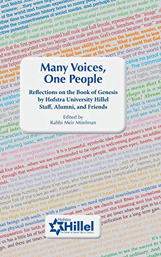 Many Voices, One People - Genesis: Reflections on the Book of Genesis by Hofstra University Hillel Staff, Alumni and Friends