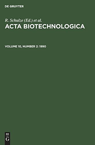 Acta Biotechnologica, Volume 10, Number 2, Acta Biotechnologica (1990)