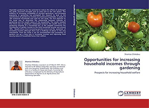 Opportunities for increasing household incomes through gardening: Prospects for increasing household welfare