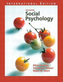 Social Psychology. International Edition