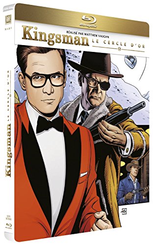KINGSMAN : LE CERCLE D'OR - BluRay - PackMétal - EDL [Blu-ray] [Édition SteelBook Blu-ray + Digital HD]