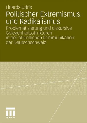 Politischer Extremismus und Radikalismus: Problematisierung und diskursive Gelegenheitsstrukturen in der öffentlichen Kommunikation der Deutschschweiz