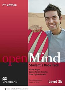 openMind 2nd Edition AE Level 3B Student's Book Pack