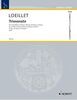 Triosonate: Nr. 4 D-Dur. op. 1. 2 Flöten (Violinen, Oboen) und Basso continuo. (Edition Schott)