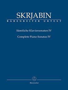 Sämtliche Klaviersonaten, Band IV. Spielpartitur, Urtextausgabe