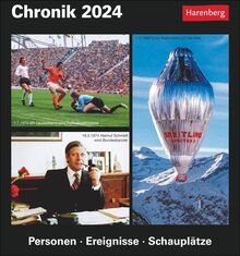 Chronik Tagesabreißkalender 2024: Kulturkalender - Personen, Ereignisse, Schauplätze