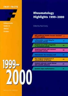 Rheumatology Highlights 1999-2000 (Fast Facts)