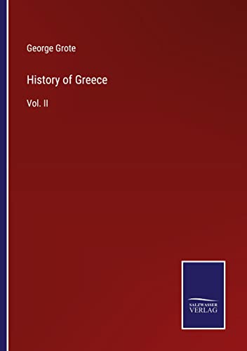 History of Greece: Vol. II