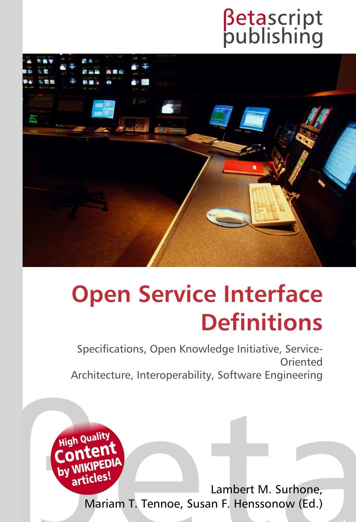 Open Service Interface Definitions von unbekannt - Taschenbuch