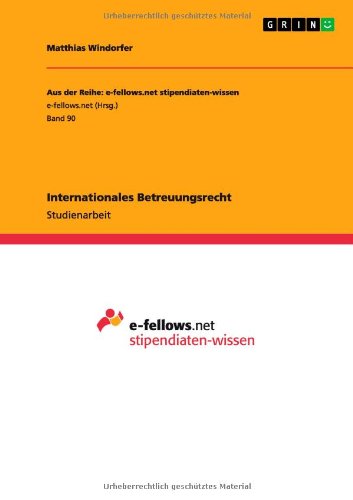 Internationales Betreuungsrecht