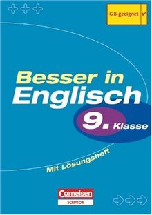 Besser in der Sekundarstufe I - Englisch - Bisherige Ausgabe: 9. Schuljahr - Übungsbuch mit separatem Lösungsheft (12 S.)