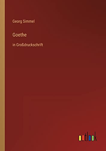 Goethe: in Großdruckschrift