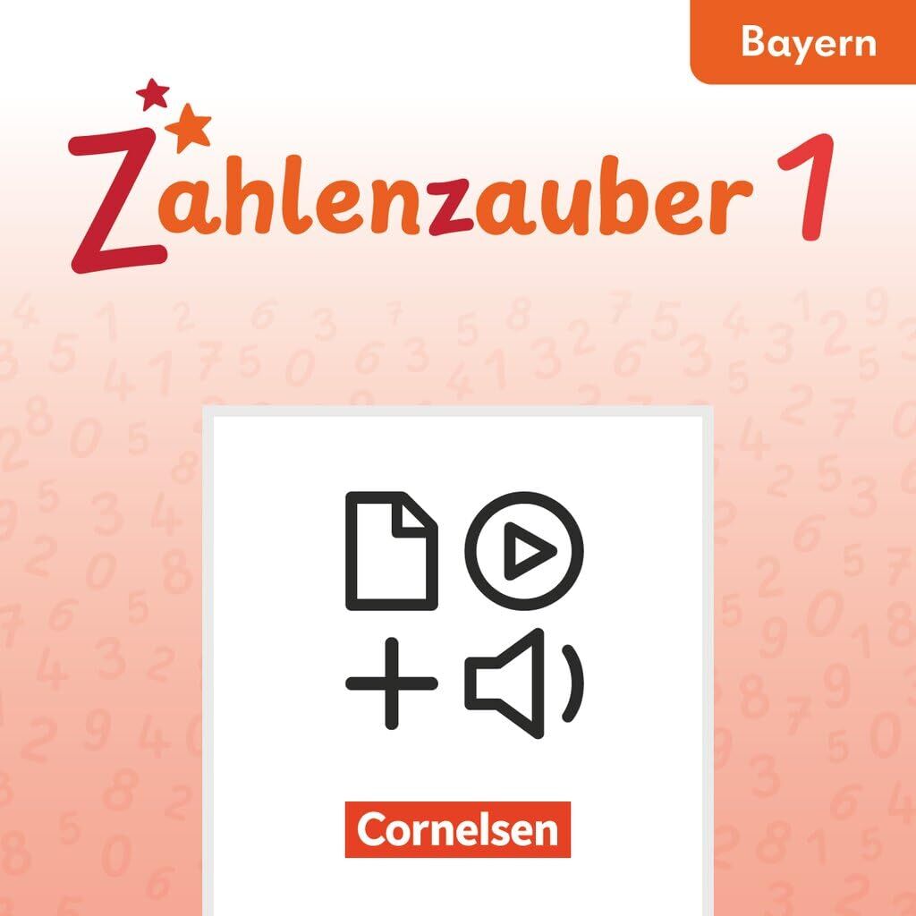 Zahlenzauber 1. Jahrgangsstufe - Ausgabe Bayern 2026 - Beilagen im 5er-Pack