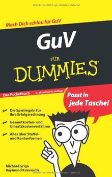 GuV für Dummies Das Pocketbuch (Fur Dummies) von Griga, Michael, Krauleidis, Raymund | Buch | Zustand sehr gut