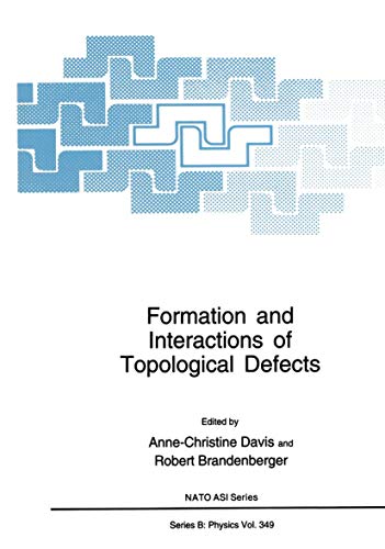 Formation and Interactions of Topological Defects: Proceedings Of A Nato Advanced Study Institute On Formation And Interactions Of Topological . . . ... (Nato Science Series B:, 349, Band 349)