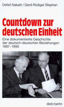 Countdown zur deutschen Einheit