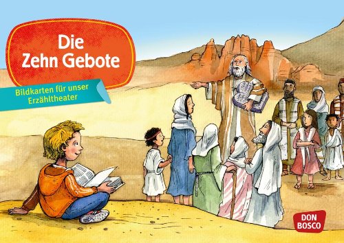Bildkarten für unser Erzähltheater: Die Zehn Gebote: Kamishibai Bildkartenset. Entdecken. Erzählen. Begreifen