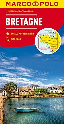 MARCO POLO Karte Bretagne 1:200 000 (MARCO POLO Karten 1:200.000)